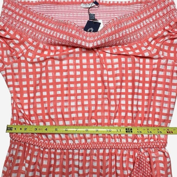 CABANA LIFE Nantucket Off Shoulder Ruffle Maxi Dress UPF 50 - Picture 10 of 16